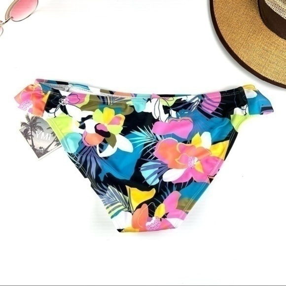 YMI womens medium tropical pattern bikini bottom size medium - Picture 4 of 5